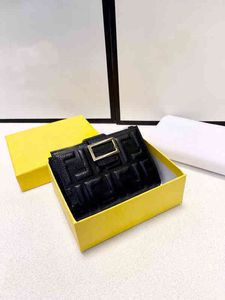 Shopping Bags Designer Wallets f Classic Leather Women Credit Card Holder Fashion Available Short Purse High Mens Small Men 220719