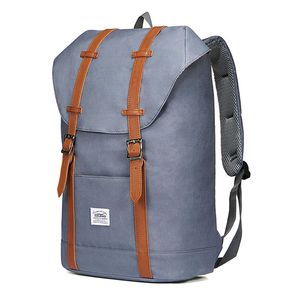 Torby na zewnątrz przyjazne ekologiczne kempingowe komijowanie wodoodporne wędrówki podróżne plecak Oxford Linen Bage College Men's School Bagi