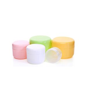 Bottiglie campione riutilizzabili da 20 g 50 g 100 g Flacone vuoto in plastica per trucco Vaso da viaggio Contenitore cosmetico per lozione per crema per il viso