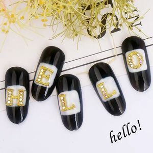 L01-L68 Moda Luksusowy Cyrkon 3D Nail Art Dekoracje Urok Stop DIY Biżuteria Manicure Design Akcesoria