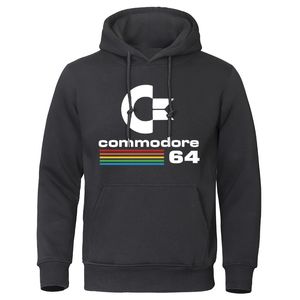 Felpe con cappuccio da uomo Felpe Moda Uomo Tuta Autunno Inverno Uomo Felpa con cappuccio Commodore 64 Abbigliamento uomo freddo Top di marca manica lunga 230206