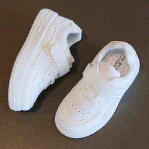 Scarpe casual per bambini Sneakers in rete Ragazzi Sport Sneakers da tennis traspiranti Neonate Moda primavera Shell Scarpe da corsa bianche G220527