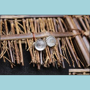 Kolczyki stadninowe biżuteria mm naturalny kamień czakra uzdrawianie różowy kwarc opal okrągły piłka żydowca dla kobiet dostawa DH4KO