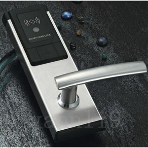 Lock de porta de hotel Cartão eletrônico RFID Smart Lock Intelligent Digital Keyless Lock Safe for Hotel Resort Office Apartment 201013