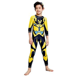Женский купальный мальчик с одним предметом костюм купальник 6-13 лет дети Cool Cartoon 2022 Plus размер Kid Beachwear Barging Suitomen