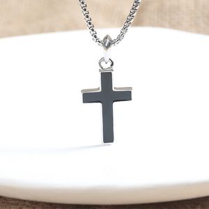 Necklace Cross Pendant Zircon Punk Fashion Design Jewelry Women Men Gift Necklaces
