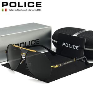 POLICE High End Brand Sunglasses Classic Polarized Glasses Brand Designer Men Driving Retro SunGlass UV400 P758248f