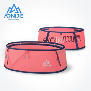 Aonijie W8101 Hydratation Running Belt Taille Pack Travel Money Bag Trail Marathon Fitnessstudio Workout Fitness Mobiltelefonhalter 220507