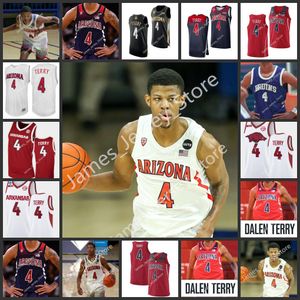 4 Dalen Terry Basketball Jersey Arizona Wildcats Stitched College jerseys 2022 NCAA Basketball Wears