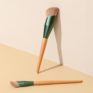 Makeup Brushes Professiona Tools High-End Foundation Concealer Contour Blending Beauty Brush Frosted Wooden HandleMakeup Harr22