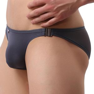 Mutande Slip da uomo Pantaloncini Intimo da uomo Custodia Mutandine traspiranti Mutandine da bikini a vita bassa Mutande