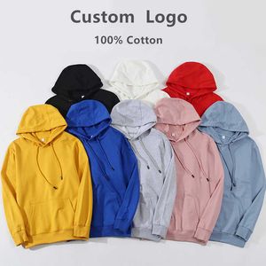 Custom 2022 forcustomization Embroidered Hoodie Men Heavy Hoodie 100% cotton Oversized Pull Over French Terry Men's Hoodies & Sweatshirts