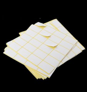 Presentförpackning Många storlekar A5 Paper White Self Adhesive Sticker Blank Print Adress Etikett för bläckstråle -laserskrivare 15 Sheetsgift