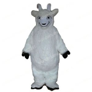 Performance white sheep Mascot Costumes Carnival Hallowen Gifts Unisex Adults Fancy Party Games Outfit Holiday Celebration Cartoon Character Outfits