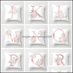 枕ケースの寝具用品ホームテキスタイルガーデンllファッション26英語の文字クッションers装飾パターン