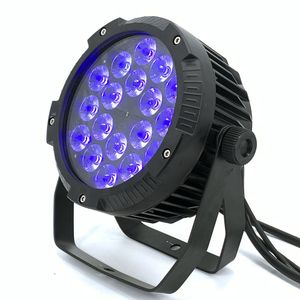 6x IP65 LED su geçirmez çift ışık uçuşa sahip 18x18w LED çift ışıkları RGBWA UV 6IN1 aşamalı DJ Disco Lights