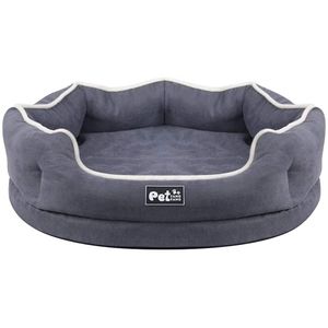 Dog bed Winter Memory-Foam Waterproof Dog House For Puppy large Removable Cover Pet Bed Soft Warm Dogs Lounge Sofa kennel 210401