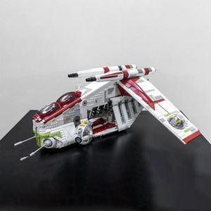 Star Plan Series Republic Buildship Builds 3292PCS BRICKS TOUS Model Kit Children Toys 75309