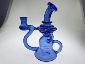 Biao Glassダブルアームリサイクルスタイルブルースモーキングパイプオイルリグ水ギセル