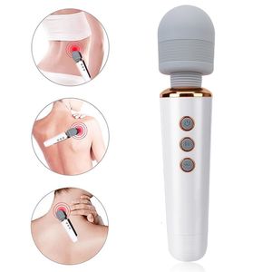 Vibrator Sex Toy Massager g Spot Clitoris Stimulator Vibrating Dildo Modes Magic Wand Vibrators Av Stick Adult Toys for Woman 8YMQ