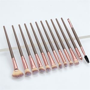 Ronshadow 12st Makeup Brushes Set Brochas Maquillaje Pincel de Maquiagem Kit Rangement Maquillage Beauty Makeup Tools 220623