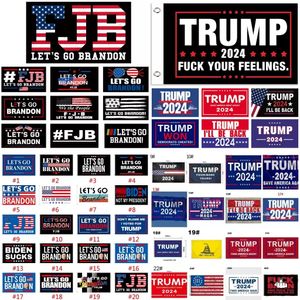 200 designs bandeiras Donald Trump 3x5 pés 2024 Make America Great Florida Desantis Flag EUA Presidente Trump ganhou 90x150cm Bandeiras em estoque