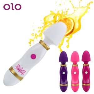 OLO 12 Speed ​​Produkty dla dorosłych żeńskie masturbacja łechtaczka stymuluj av Stick Magic Rod G-Spot Vibrator Seksowne zabawki dla kobiety