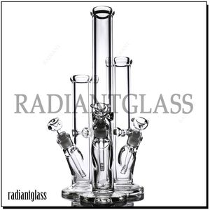 hookahs straight tube bong 9mm thickness glass water pipe bongs three size tall 12/14/18 inch 18.8mm joint bong with 14mm bowl accessories