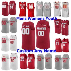 Редкие штаты Огайо Buckeyes трикотажные изделия Alonzo Gaffney Jersey Harrison Hookfin Danny Musa Jally College Basketball майки на заказ сшитые