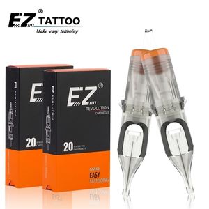 EZ Revolution Cartridge Tattoo Needles Round Shader＃12 0.35mmロータリーマシンペングリップ20pcsロット220816