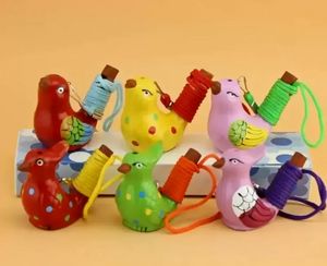 Ceramic Water Bird Whistle Spotted Warbler Song Chirps Home Decoration for Children Barn Gifts Party Favor FY3681 0521