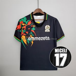 1998 Venezia Retro Soccer Jersey 17 Miceli Maniero 20 Clássico Tailândia Camisa De Futebol