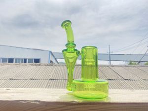 RBR,smoking Pipe, green ,oil rig hookah, beautifully designed 14mm joint welcome to order, price concessions