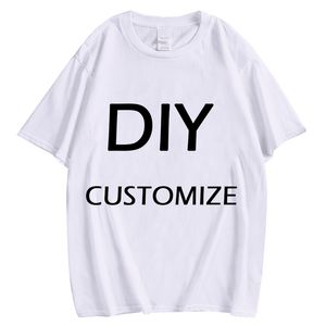 CLOOCL 100 COMMON DIY T SHIRTS 3D Print White T Shirts Brand Picture Design Custom Pullovers XS 7XL 220706