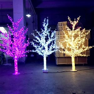 Lüks Led Cherry Christmas Tree Lights Festivali Bahçe Avlu Ev Dekorasyonu için Su Geçirmez Peyzaj Lambası