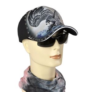 ingrosso Animali Americani-Fashion Ins Syle Baseball Cappelli European American Tide Caps Beast Animal Print Cappelli solare per uomo