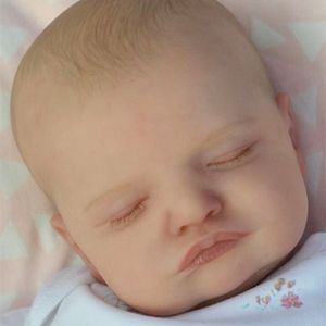 RSG Inch Reborn Doll Parts Premie Baby Rosalie Sleeping Lifelike Real Soft Touch Unfinished DIY Blank Kit