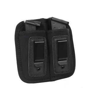 Tactical Double Magazine Bag Pouch Outdoor Sports Tactical Backpack Vest Gear Accessory Mag Holder Cartridge Clip NO11-575