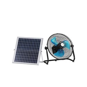 12 -calowe solarne panel domowy stojak przenośny ładowalny energia energii słonecznej wentylatora słonecznego wentylatora