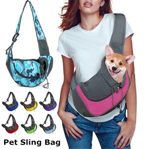 Carrier Pet Puppy Carry S/L Outdoor Travel Dog Shoulder Bag Mesh Oxford Single Comfort Sling Tote Shoulders Bag Inventory Wholesale
