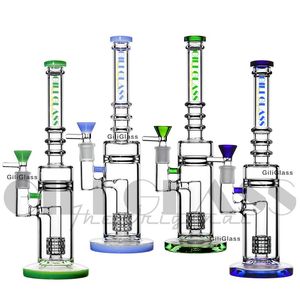 Dab Rig Bongs Bongo Tubulação de Água Bongo Tubulações De Vidro Plataformas De Petróleo De Cera De Quartzo Banger Birdcage Percolador Aughty Acessórios Acessórios Hookahs