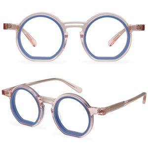 Moda güneş gözlüğü çerçeveleri şeker renkli kadın gözlükleri çerçeve büyük boy asetat gözlükler erkeklerle erkekler kız kız gözlük moda