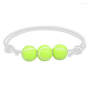 Bangle Basketball Baseball Armband Wax Line Tennis Rugby Boys Girls Sports Jewelry Outdoors Watch Bangle INTE22