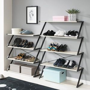 Szafka odzieżowa magazyn Nordic luksusowe szafki na buty minimalistyczne metalowe przestrzeń oszczędność składana mules para el hogar pokój meble oc50xgcl