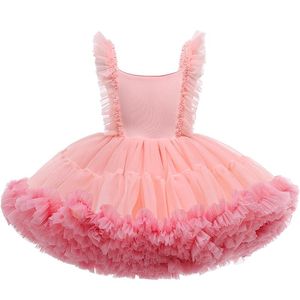 Mädchen Kleider Mädchen Spitze Tutu Kleid Ballkleid Leistung Ballett Tanzen Baby Mädchen Prinzessin Geburtstag Für Party Kostüme