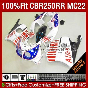 حقن الجثة لهوندا CBR250RR 1990 1991 1992 1995 1996 1997 1997 1999 131NO.83 CBR 250RR 250 RR CC 250CC Red Blue White MC22 CBR250 RR 90 91 92 93 94 95 95 97 98 98 99 Fairing