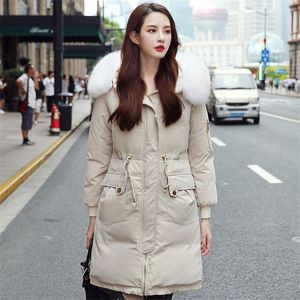 Style Trendy Coat Women Giacca invernale Cotone Warm Ladies Long S Parka 201027