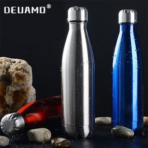 Custom DoubleWall Insulated Vacuum Flask Stainless Steel Bottle For Water Bottles Thermos Gym Sports Shaker 220706