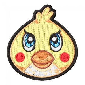 Yellow Bird Sewing Notions Embroidery Cartoon Animals Iron On Patches For Clothing Shirts Hats Bags Custom Design