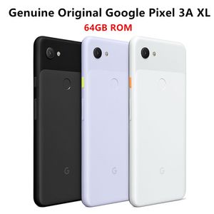 Oryginalne Google Pixel 3A XL 3AXL Telefony komórkowe Globalne 4 GB 64GB Snapdragon 670 Octa Core 6,0 cala Android 9 NFC 4G LTE 1PC